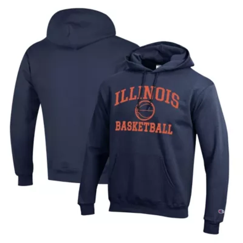 NCAA Illinois Fighting Illini Basketball Icon Pullover Hoodie