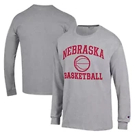 NCAA Nebraska Huskers Basketball Icon Long Sleeve T-Shirt