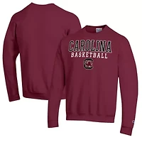 NCAA South Carolina Gamecocks Basketball Stack Pullover Crewneck Sweatshirt