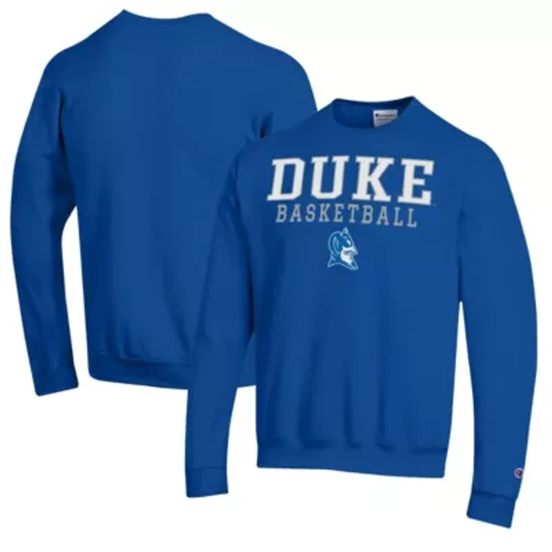 Duke Blue Devils NCAA Basketball Stack Pullover Crewneck Sweatshirt
