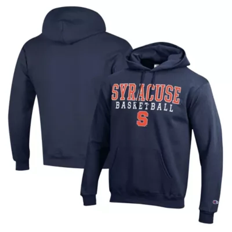 Syracuse Orange NCAA Basketball Stack Pullover Hoodie