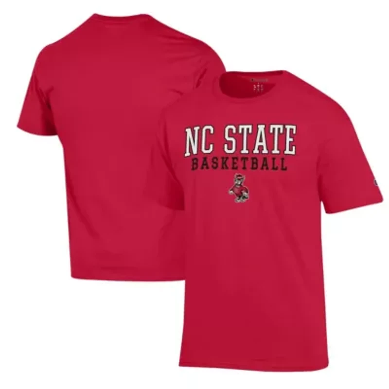 NCAA NC State Wolfpack Basketball Stack T-Shirt