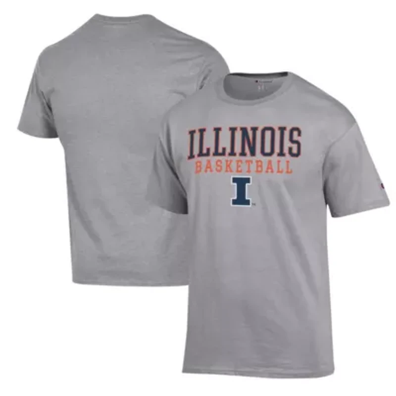 NCAA Illinois Fighting Illini Basketball Stack T-Shirt