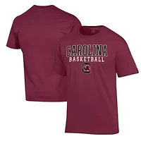 NCAA South Carolina Gamecocks Basketball Stack T-Shirt