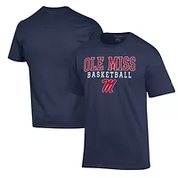 NCAA Ole Miss Rebels Basketball Stack T-Shirt