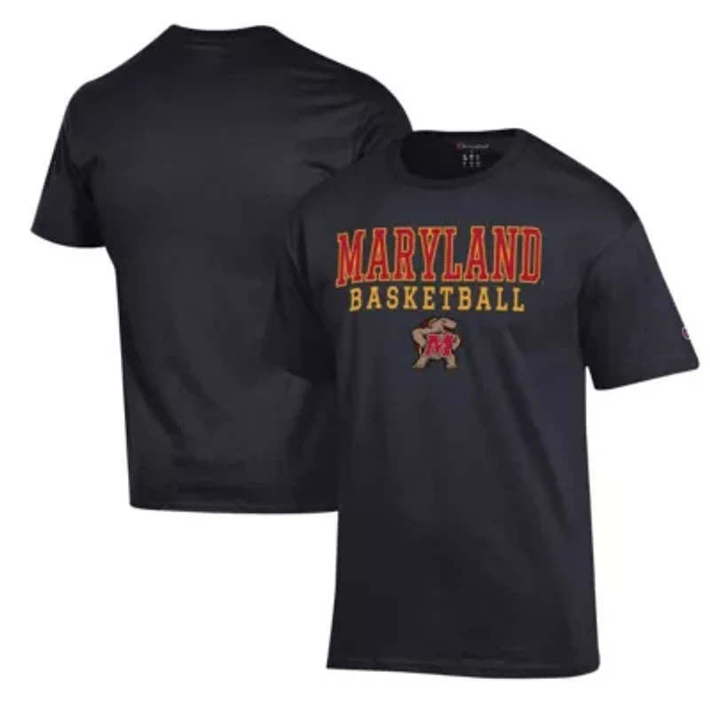 NCAA Maryland Terrapins Basketball Stack T-Shirt