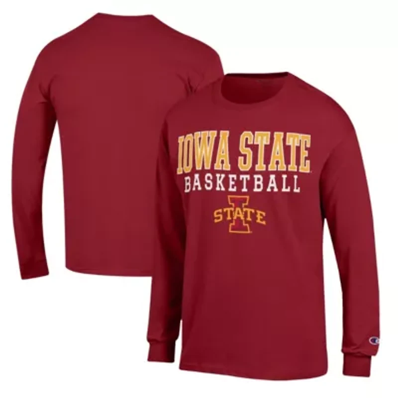 NCAA Iowa State Cyclones Basketball Stack Long Sleeve T-Shirt