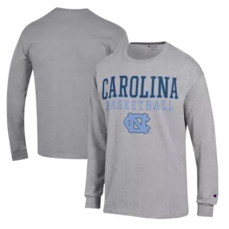 NCAA North Carolina Tar Heels Basketball Stack Long Sleeve T-Shirt