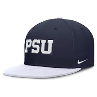 NCAA Nike Navy/White Penn State Nittany Lions Two-Tone Primetime Performance Fitted Hat