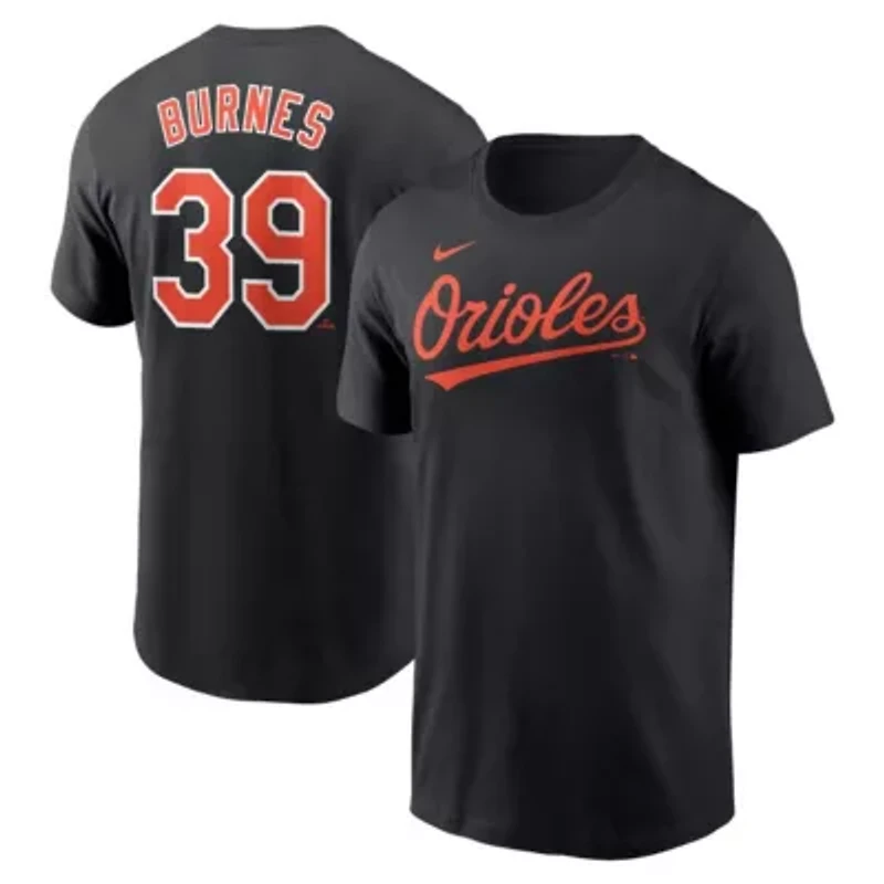 MLB Nike Corbin Burnes Baltimore Orioles Fuse Name & Number T-Shirt