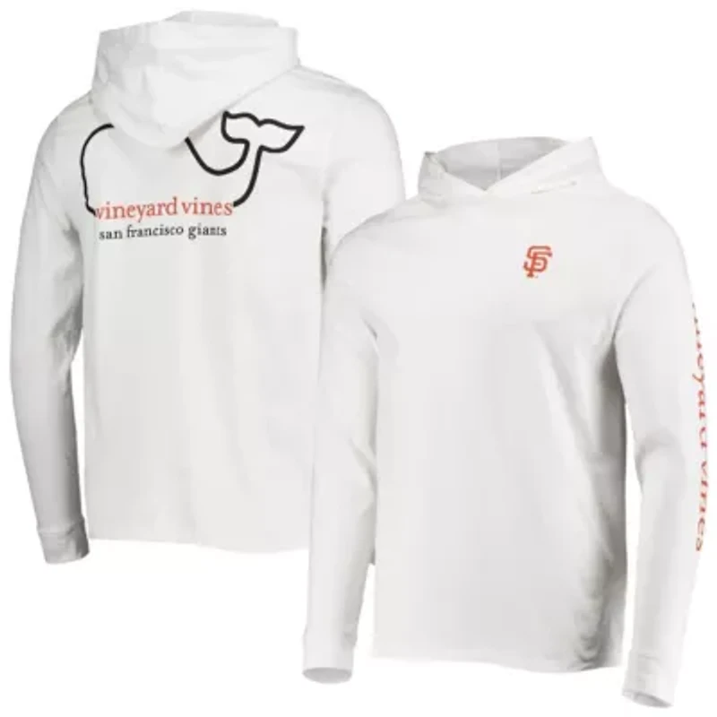 MLB Vineyard Vines San Francisco Giants Long Sleeve Hoodie T-Shirt