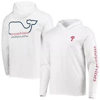MLB Vineyard Vines Philadelphia Phillies Long Sleeve Hoodie T-Shirt
