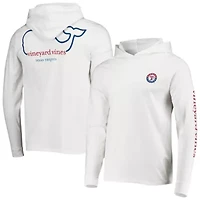 MLB Vineyard Vines Texas Rangers Long Sleeve Hoodie T-Shirt