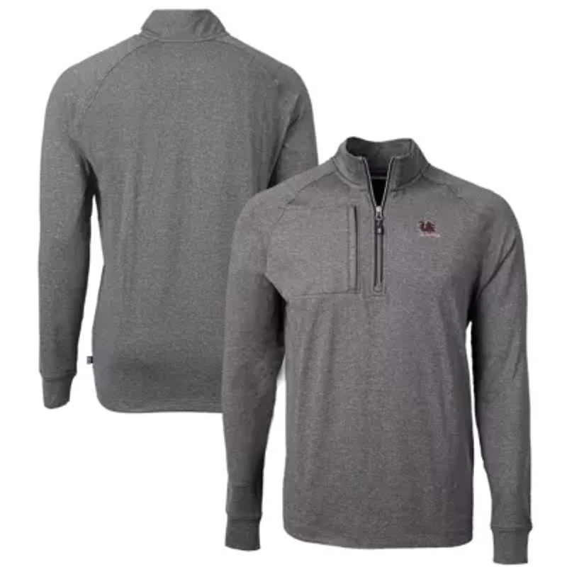 NCAA South Carolina Gamecocks Vault Adapt Eco Knit ed Recycled Raglan Quarter-Zip Top