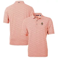 NCAA Tennessee Volunteers Vault DryTec Virtue Eco Pique Botanical Print Recycled Polo