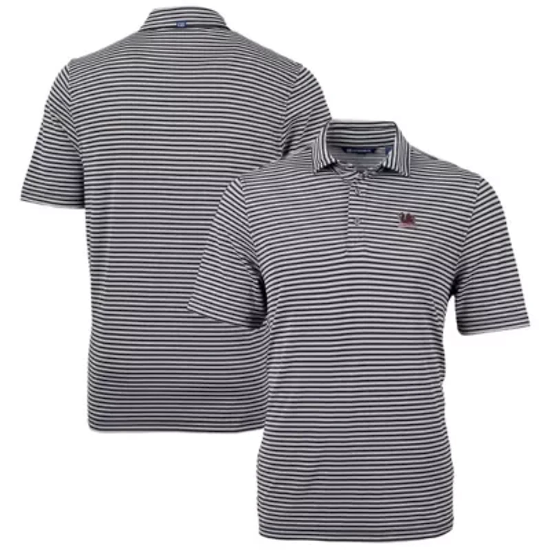 NCAA South Carolina Gamecocks Vault DryTec Virtue Eco Pique Stripe Recycled Polo