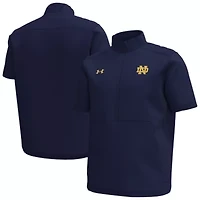 NCAA Under Armour Notre Dame Fighting Irish Motivate Quarter-Zip Short Sleeve Top
