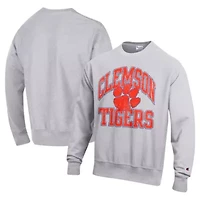 NCAA Clemson Tigers Vault Late Night Reverse Weave Pullover Sweatshirt