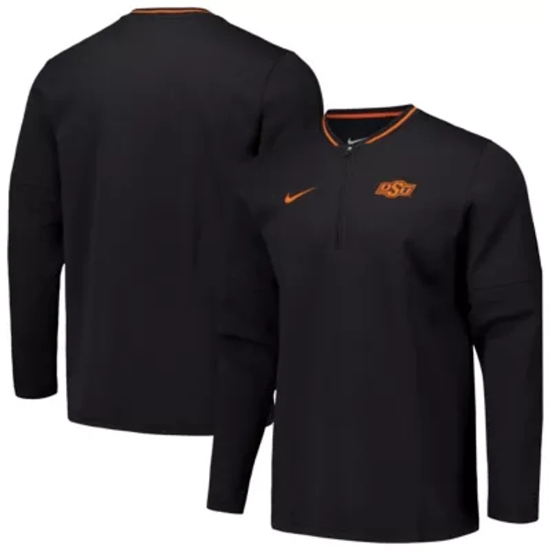 NCAA Nike Oklahoma State Cowboys Coaches Quarter-Zip Jacket