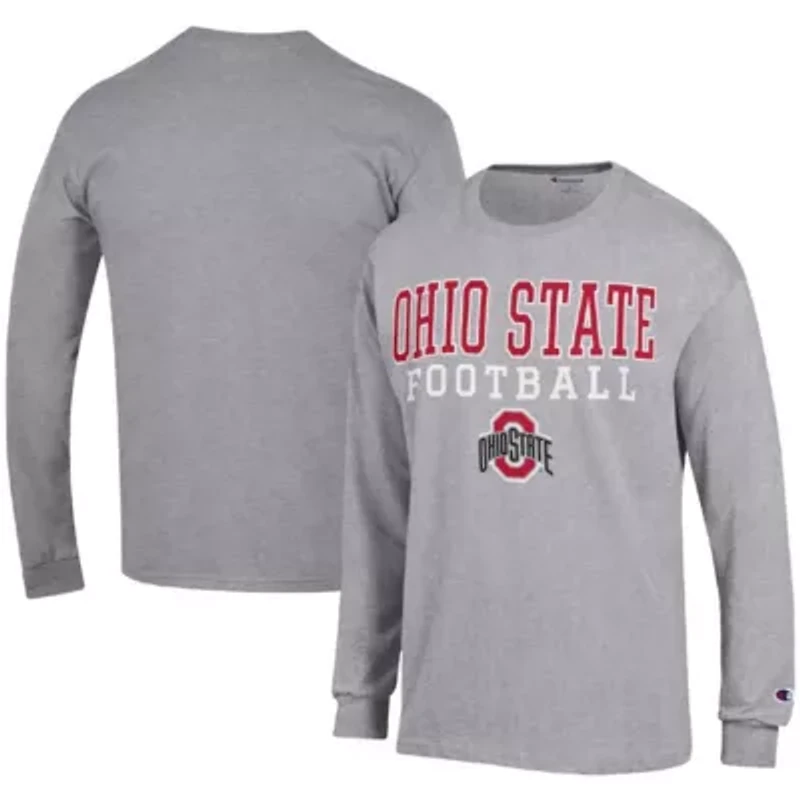 NCAA Ohio State Buckeyes Football Stack Long Sleeve T-Shirt