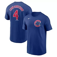 MLB Nike Pete Crow-Armstrong Chicago Cubs Fuse Name & Number T-Shirt