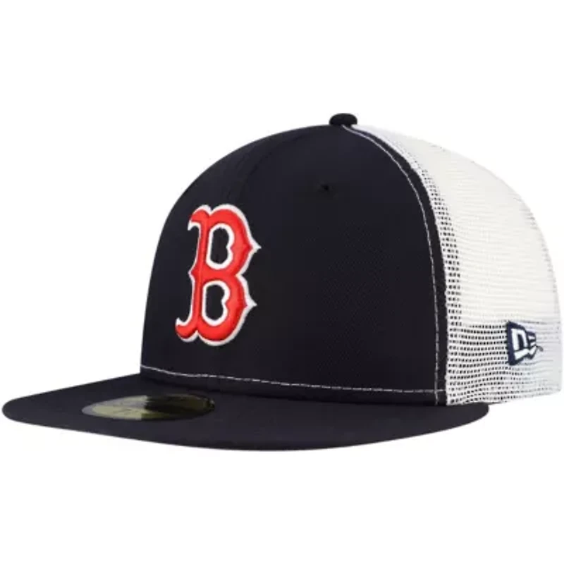 Boston Red Sox MLB Team Color 59FIFTY Trucker Fitted Hat