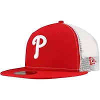MLB Philadelphia Phillies Team Color 59FIFTY Trucker Fitted Hat