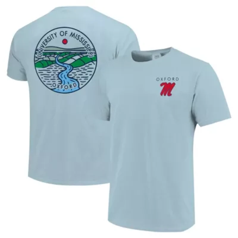 NCAA Unisex Powder Ole Miss Rebels Scenic T-Shirt
