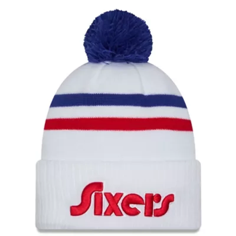 NBA Philadelphia 76ers 2024/25 City Edition Cuffed Knit Hat with Pom
