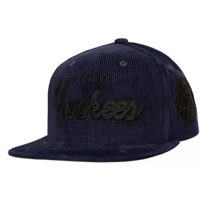 MLB New York Yankees Corduroy Snapback Hat