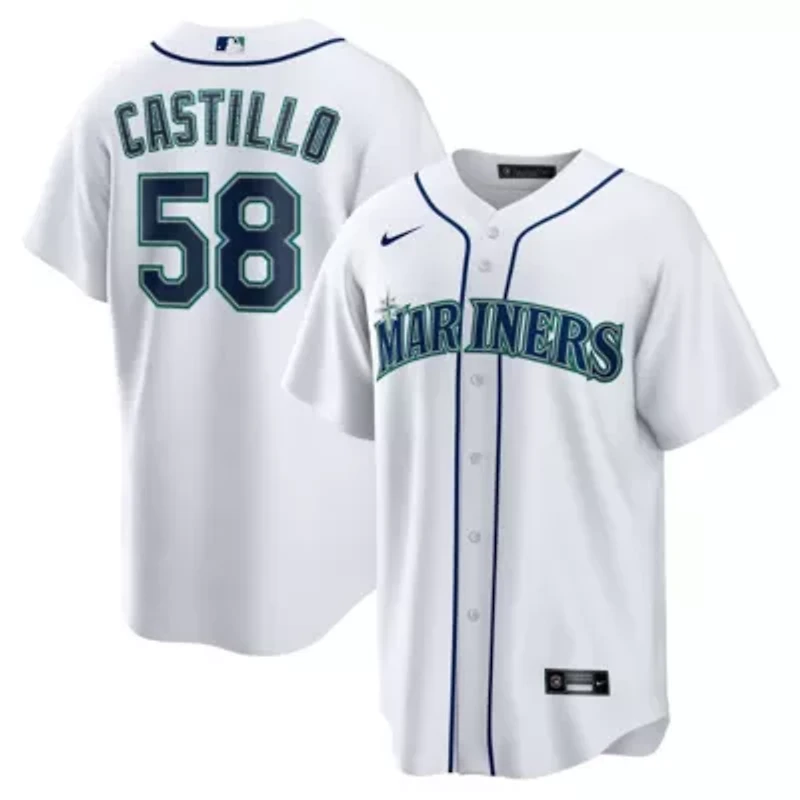 MLB Nike Luis Castillo Seattle Mariners Home Replica Jersey