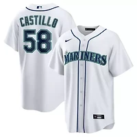 MLB Nike Luis Castillo Seattle Mariners Home Replica Jersey