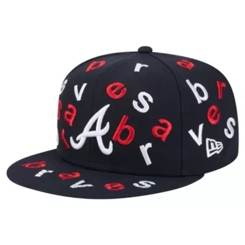 MLB Atlanta Braves Team Confetti 59FIFTY Fitted Hat