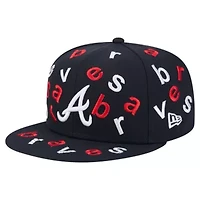MLB Atlanta Braves Team Confetti 59FIFTY Fitted Hat