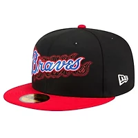 MLB Atlanta Braves Shadow Stitch 59FIFTY Fitted Hat