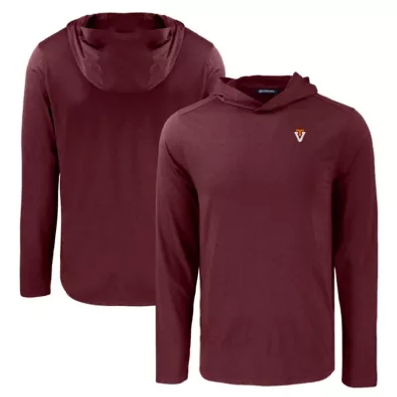NCAA Virginia Tech Hokies Coastline Epic Comfort Eco Recycled Long Sleeve Hoodie T-Shirt