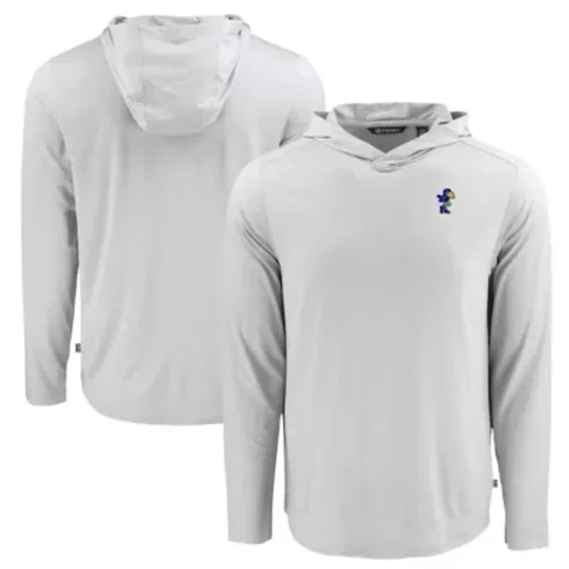 NCAA Kansas Jayhawks Coastline Epic Comfort Eco Recycled Long Sleeve Hoodie T-Shirt