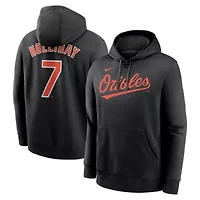 MLB Nike Jackson Holliday Baltimore Orioles Player Name & Number Club Fleece Pullover Hoodie