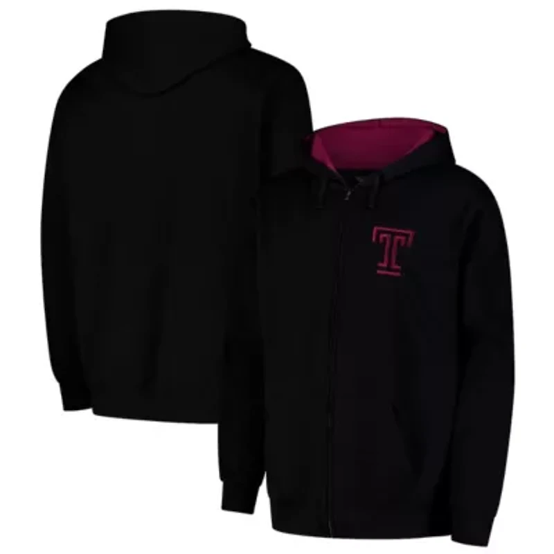NCAA Temple Owls Arch & Logo 3.0 Full-Zip Hoodie