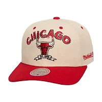 NBA Cream/Red Chicago Bulls 6x NBA s Soul Legacy Defined Snapback Hat