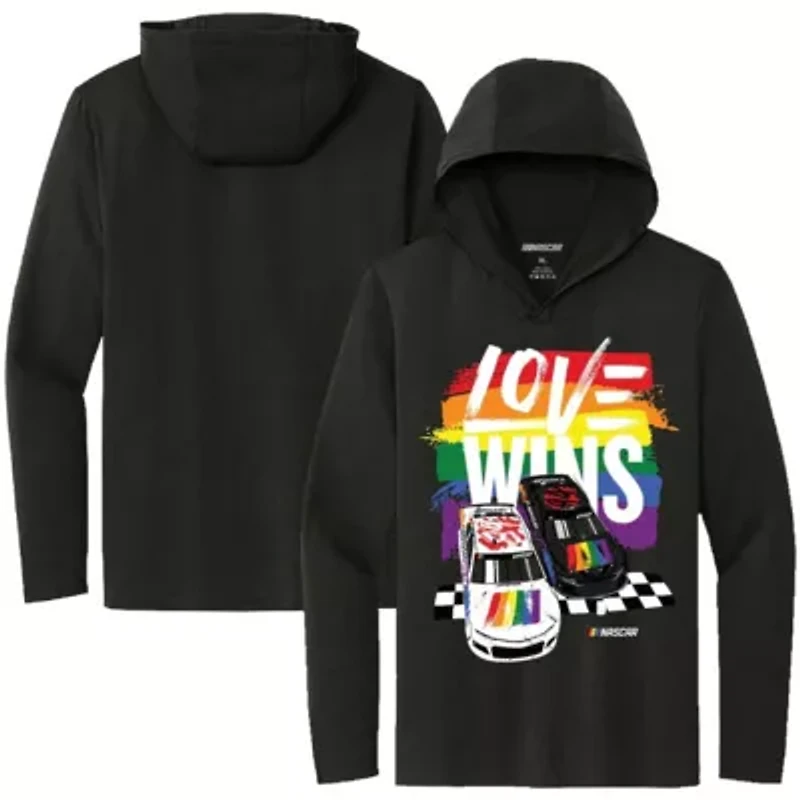 NASCAR Love Wins Hooded Long Sleeve T-Shirt