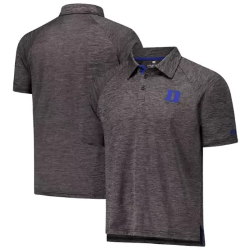 Duke Blue Devils NCAA Down Swing Raglan Team Polo