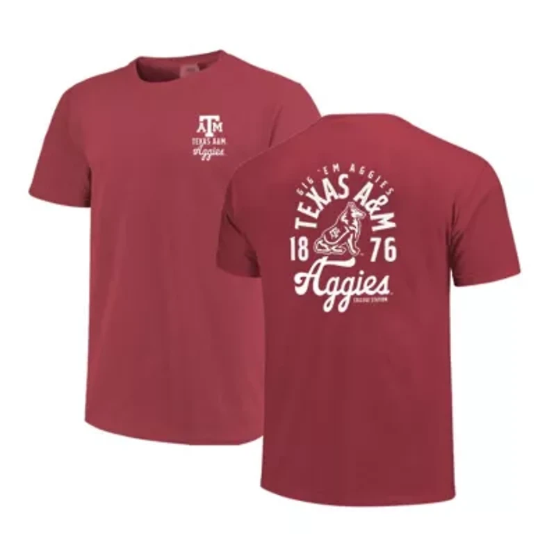 NCAA Texas A&M Aggies Mascot Overlay T-Shirt