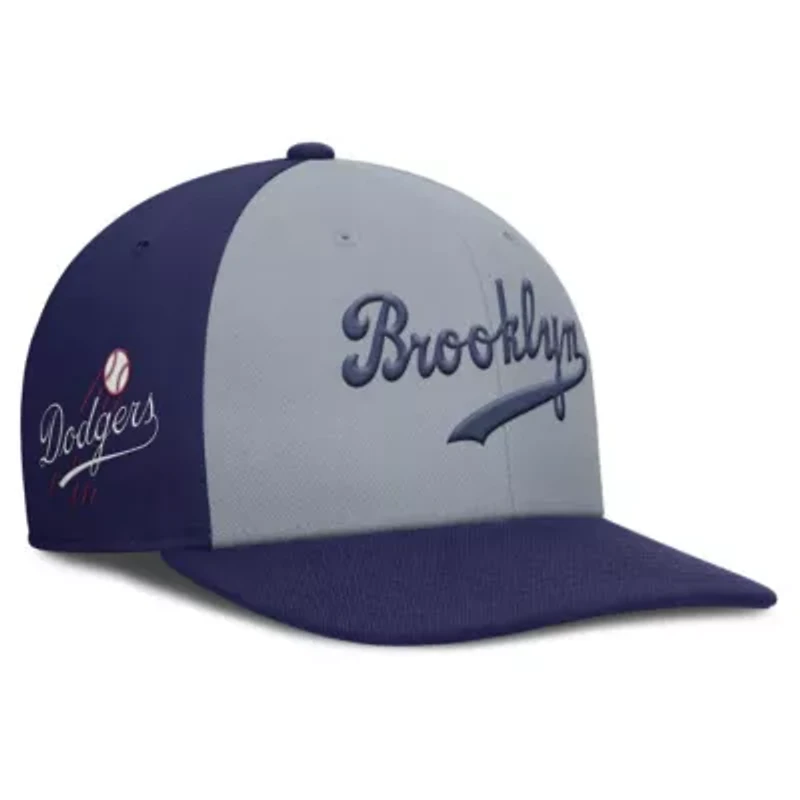 Cooperstown Teams Nike Gray/Royal Brooklyn Dodgers Collection Pro Performance Snapback Hat