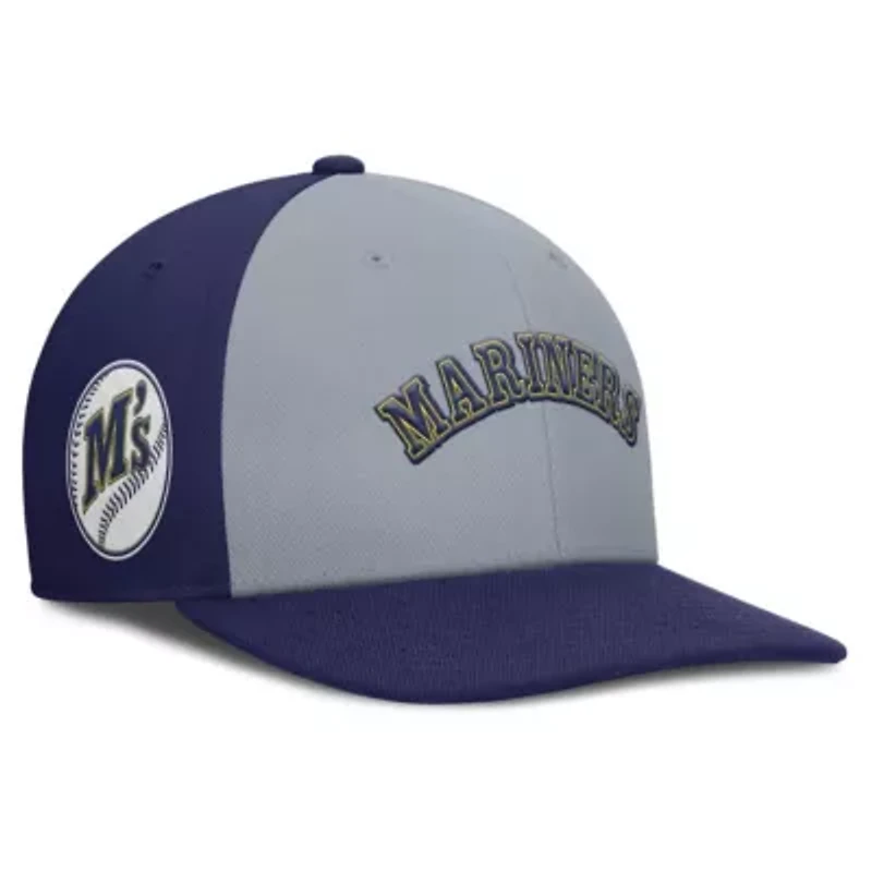 MLB Nike Gray/Navy Seattle Mariners Pro Performance Snapback Hat