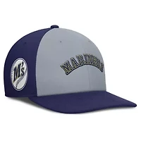 MLB Nike Gray/Navy Seattle Mariners Pro Performance Snapback Hat