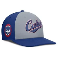 MLB Nike Gray/Royal Chicago Cubs Pro Performance Snapback Hat
