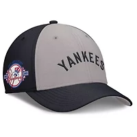 MLB Nike Navy/Gray New York Yankees Rise Swoosh Performance Flex Hat