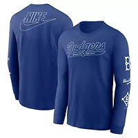 Cooperstown Teams Nike Brooklyn Dodgers Collection Knockout Long Sleeve T-Shirt