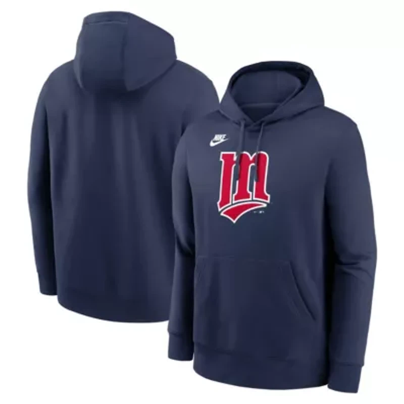 MLB Nike Minnesota Twins Cooperstown Collection Logo Club Hoodie